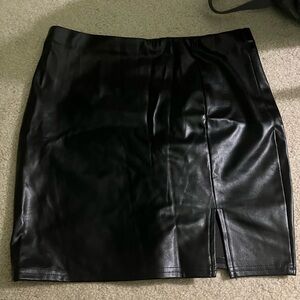Leather Skirt
